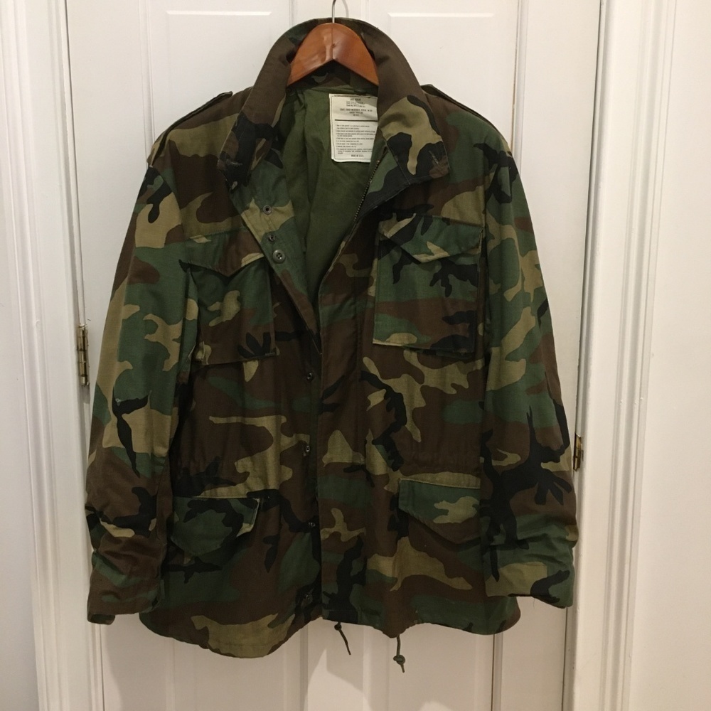 Vintage Men's Military M-65 Field Jacket Medium
